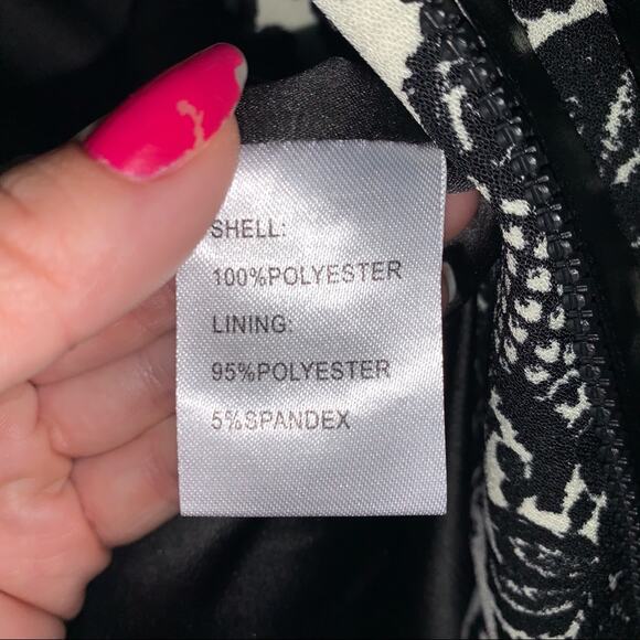 Luii Faux Leather Edgy Zipper Moto Asymmetrical Jacket Blazer Small - Picture 9 of 15